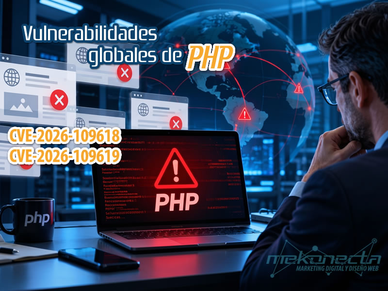 Vulnerabilidades globales de PHP CVE-2026-109618 y CVE-2026-109619